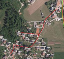 Vikrče S3 in S3-1 - trasa